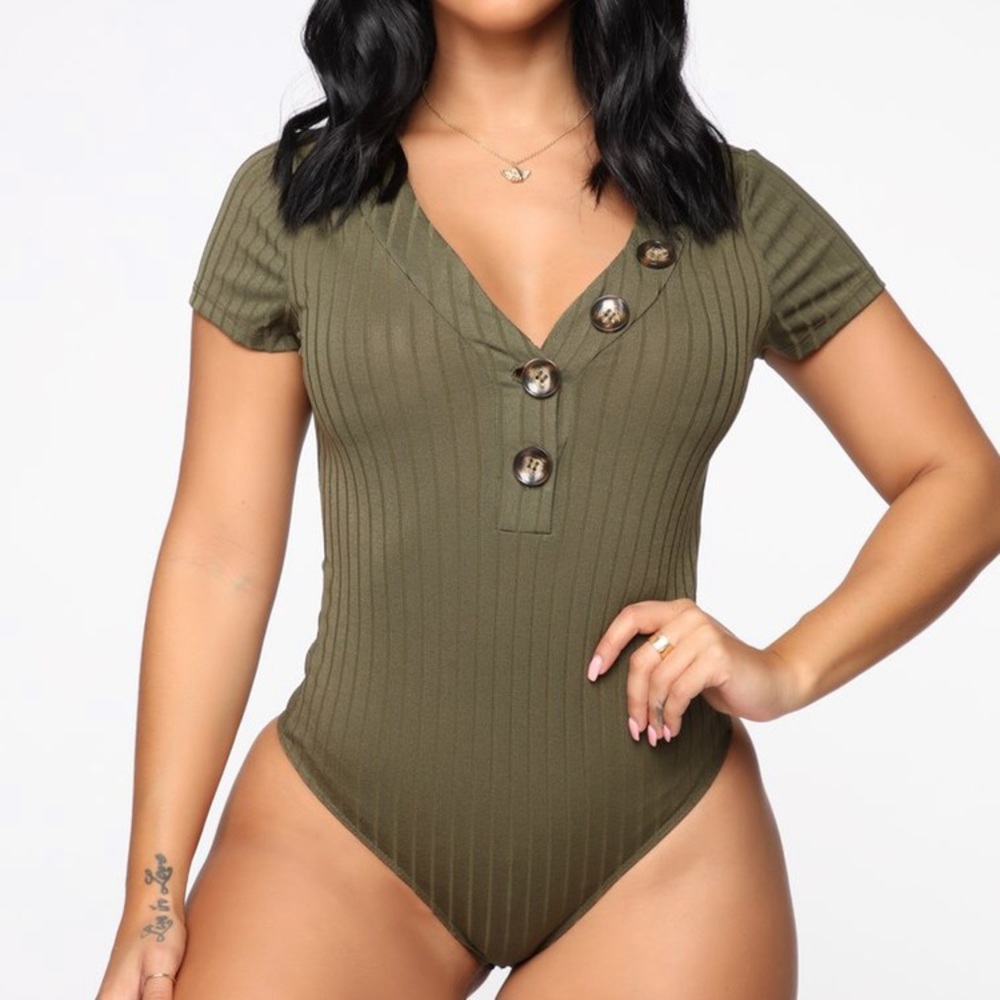 SOLD on Mercari Fashion Nova Ribbed BodySuit